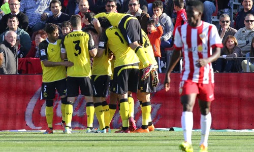 crónica ud almeria 1 vs sevilla fc 3