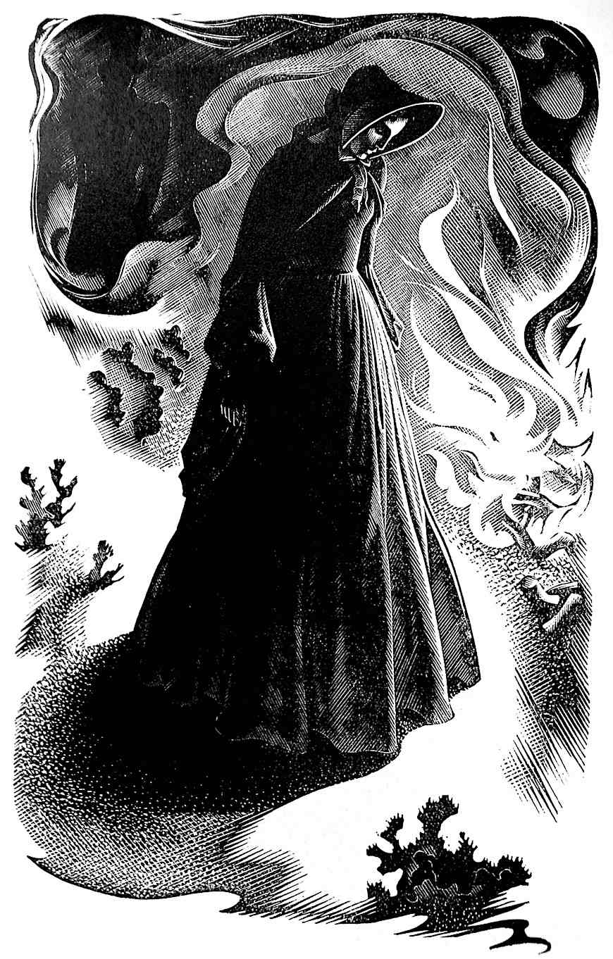 Agnes Miller Parker Agnes Miller Parker illustration on scraperboard scratchboard