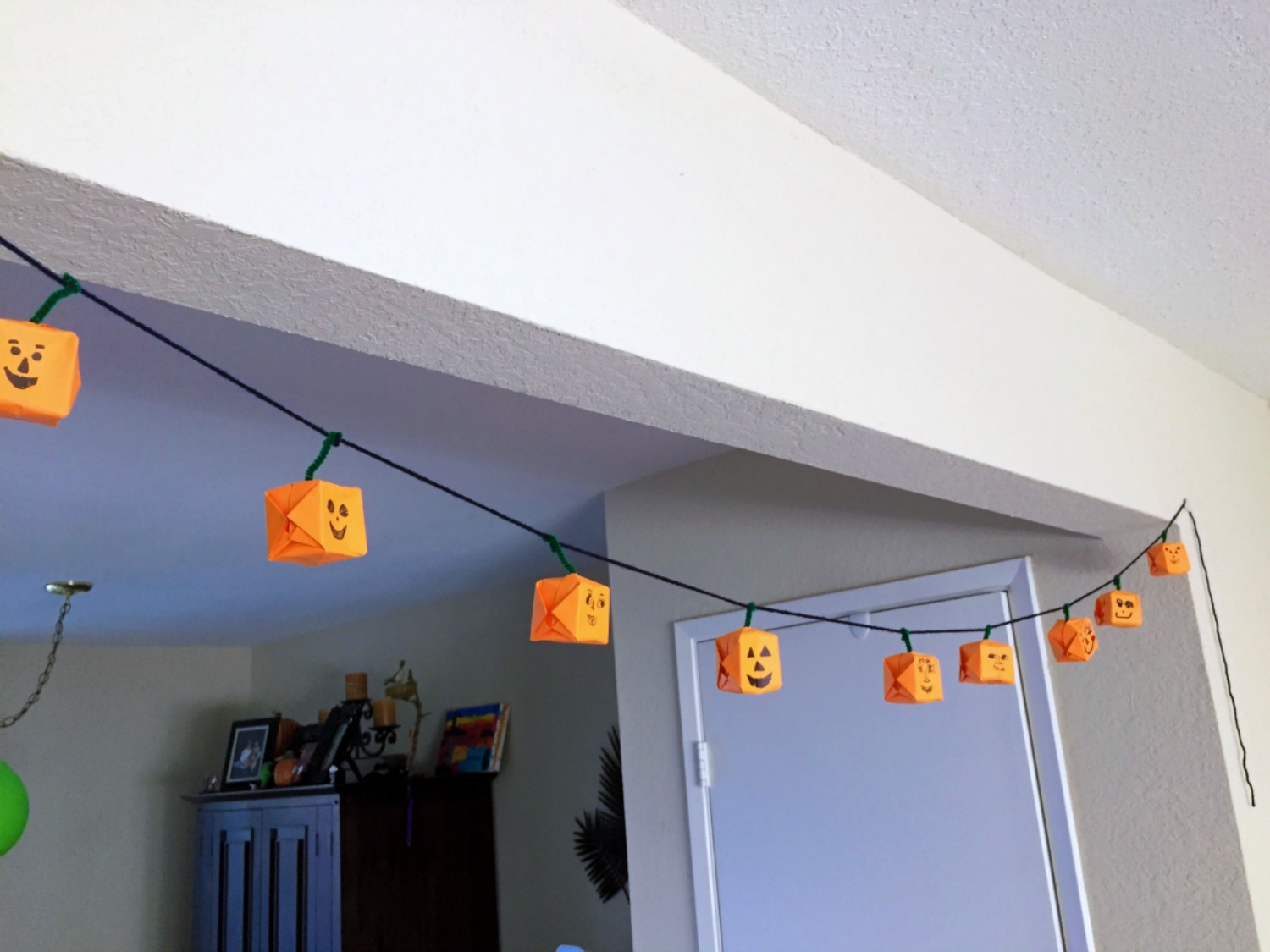 Lunchbox Dad How to Make Halloween Origami JackO'Lantern Banners