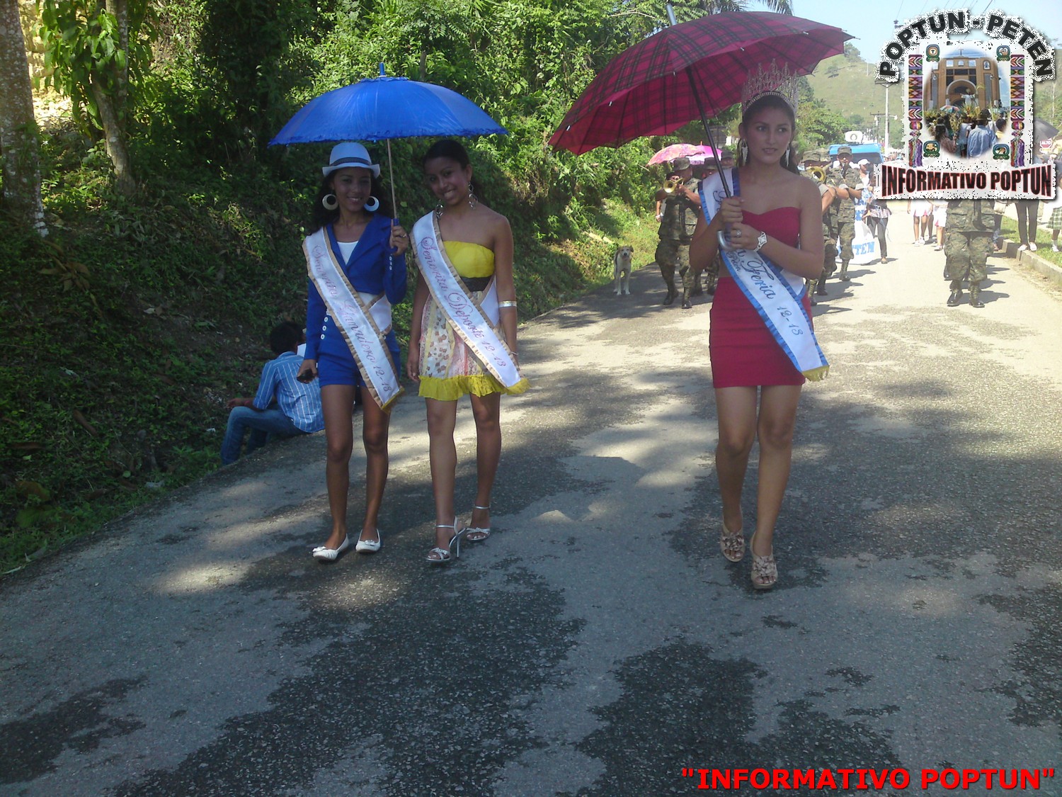 "INFORMATIVO POPTUN" Desfile alegorico en Dolores, Petén.