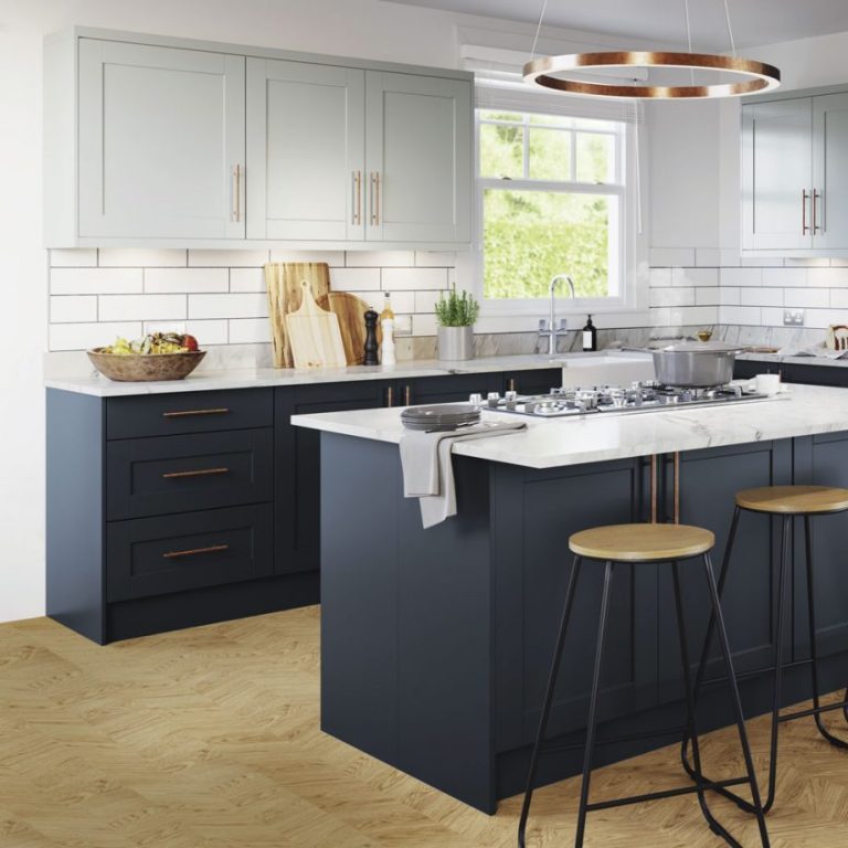 12 Beautiful Navy Kitchen Ideas - Best Designery News