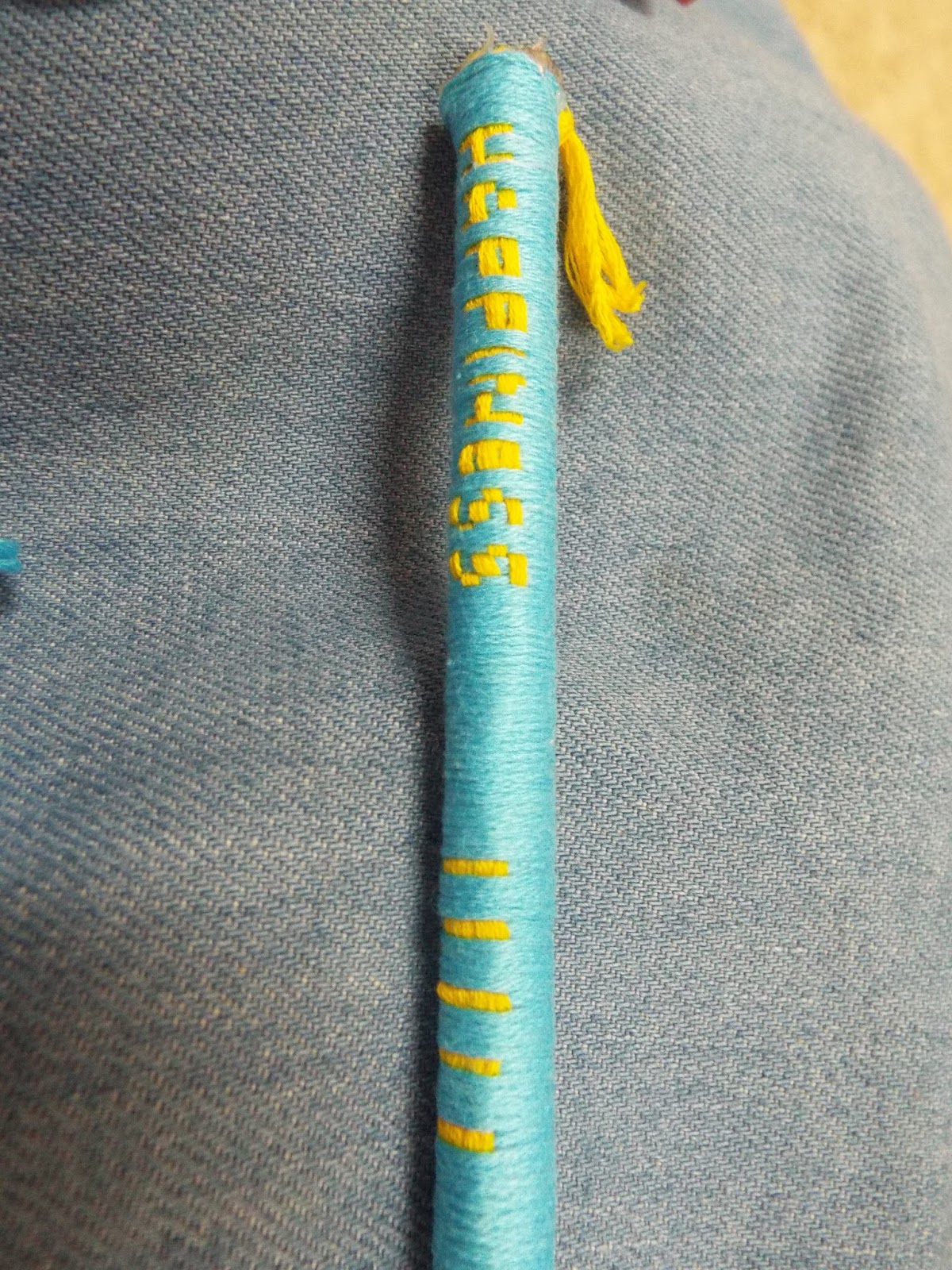 FlowersInMyBasket DIY Embroidery Floss Pen Tutorial