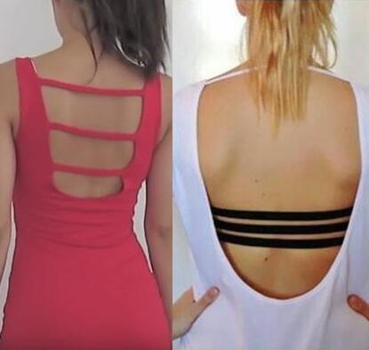 how to wear a backless top without a bra
