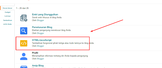 Cara Memasang Kode atau Script Pada Blogger Cara Memasang Kode atau Script Pada Blogger