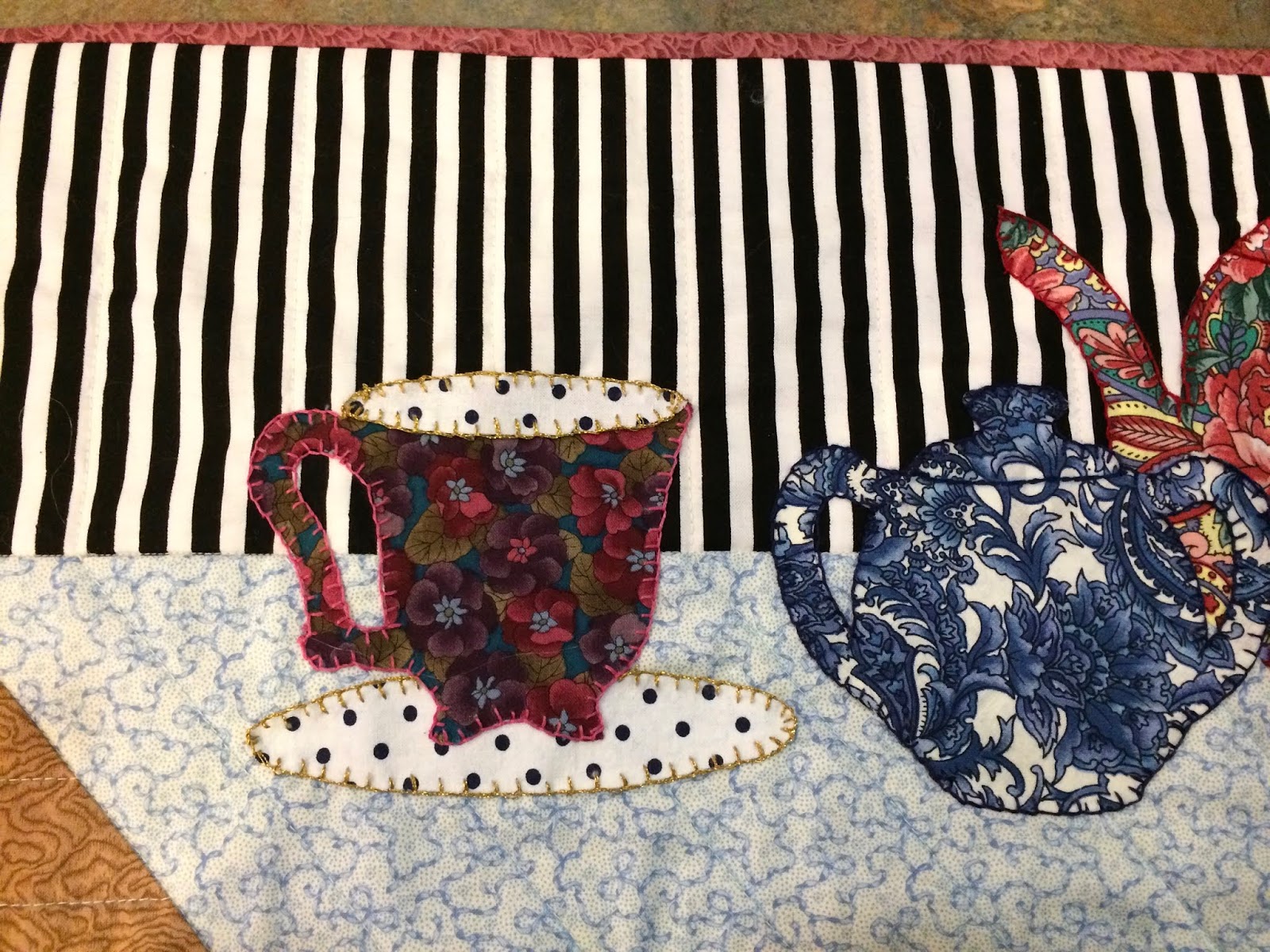 Project QUILTING Tea for Two by Joan B