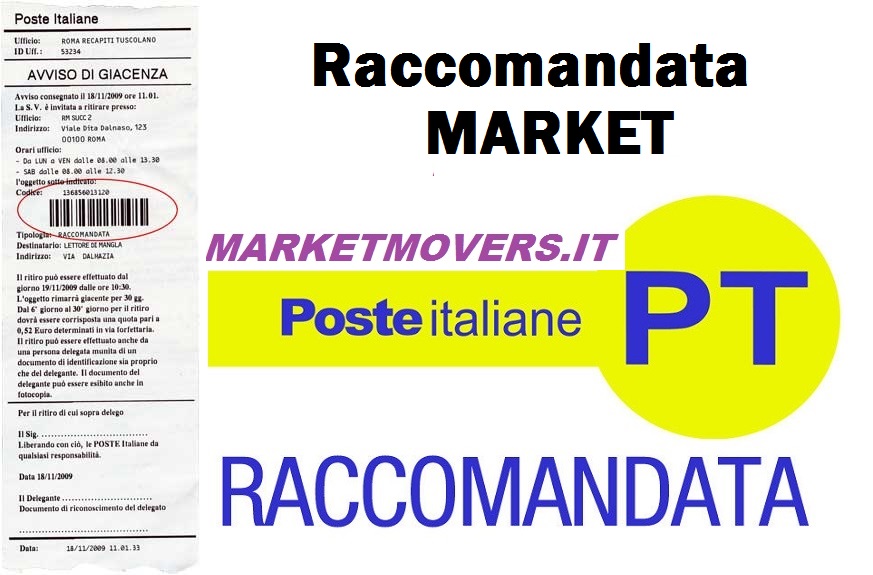 Avviso giacenza raccomandata Market: di che si tratta?