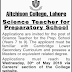Aitchison College Lahore Jobs