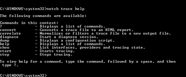 "netsh trace" - When Installing winpcap or wireshark isn't an option ...