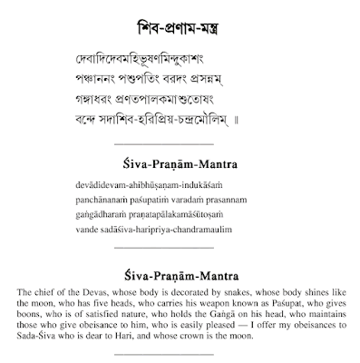 Shiv Mantra, Shiv Dhyaan Mantra