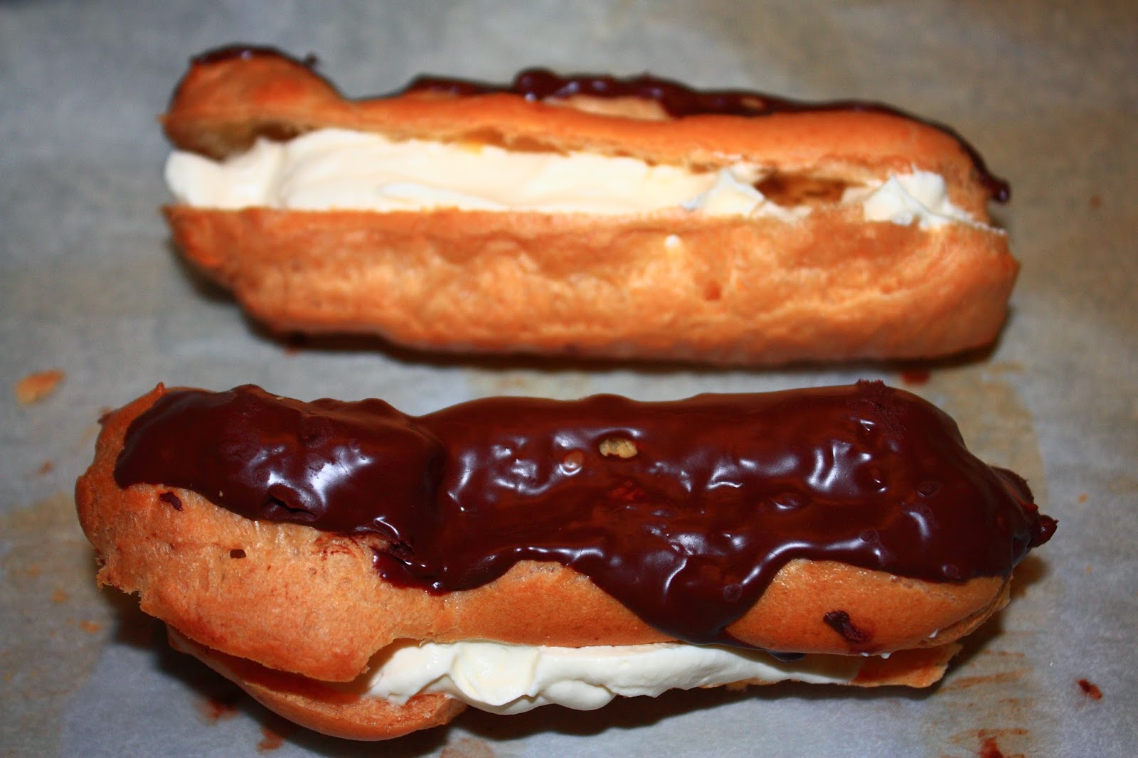 Kate's Weekend Kitchen Chocolate Eclair's