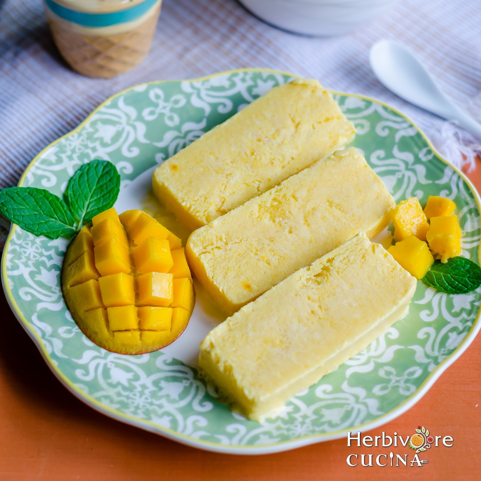 Herbivore Cucina Mango Kulfi Indian style Ice Cream