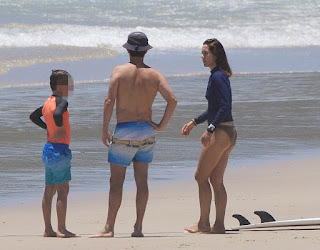 At New South Wales, Australia on Saturday, December 27, 2015, Princess Mary went barefoot in a brown bikini with a dark top to slenderize her positive activity alongside the husband of Denmark Prince, Frederick and their 4 childrens.