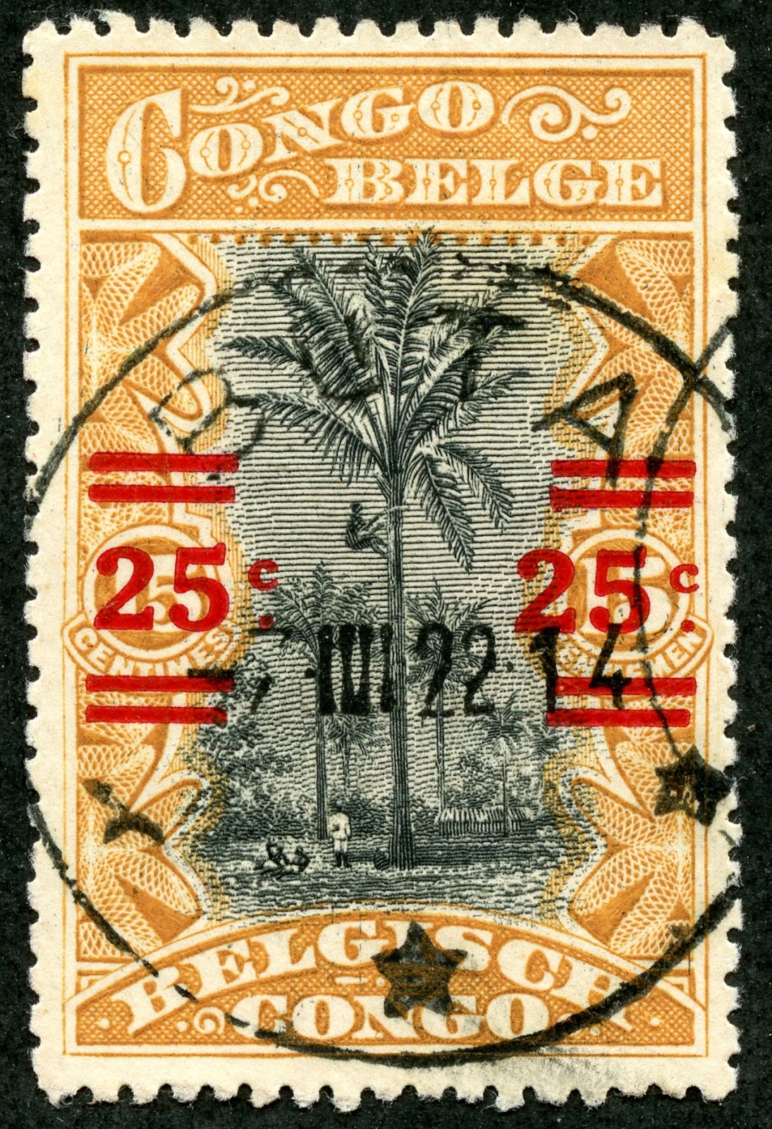 Big Blue 18401940 Belgian Congo Stamps Part I A closer look