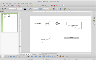 Menggambar Layout Orkestra Linux Pakai LibreOffice Draw Menggambar Layout Orkestra Linux Pakai LibreOffice Draw