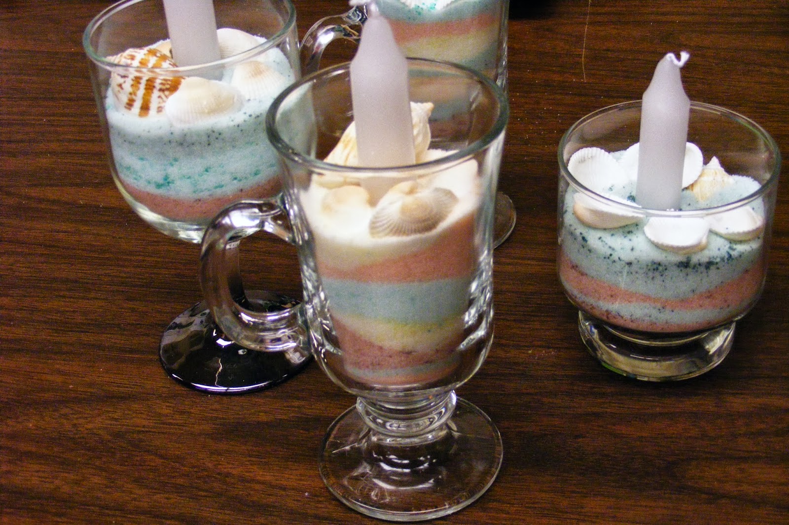 stuffedveggies Frugal Scented Sand Art Candle Holder Craft