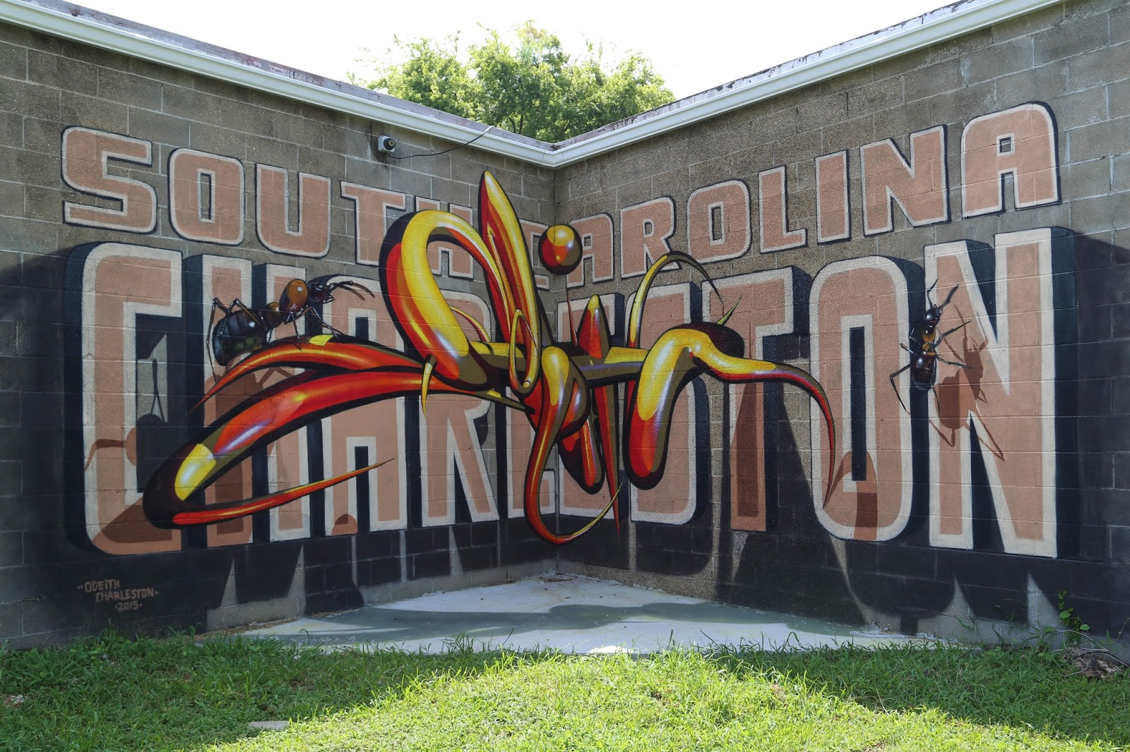 Charleston Daily Photo Murals at Huger & Hanover St.