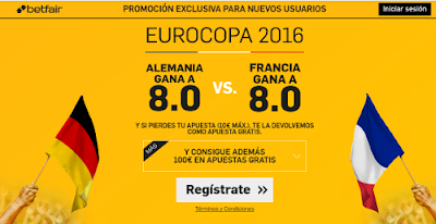 betfair Alemania o Francia ganan supercuota Eurocopa 2016 7 julio betfair Alemania o Francia ganan supercuota Eurocopa 2016 7 julio