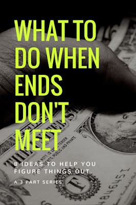It can be incredibly stressful and overwhelming when you have worked diligently to create a budget for your family, but sometimes ends don't meet.