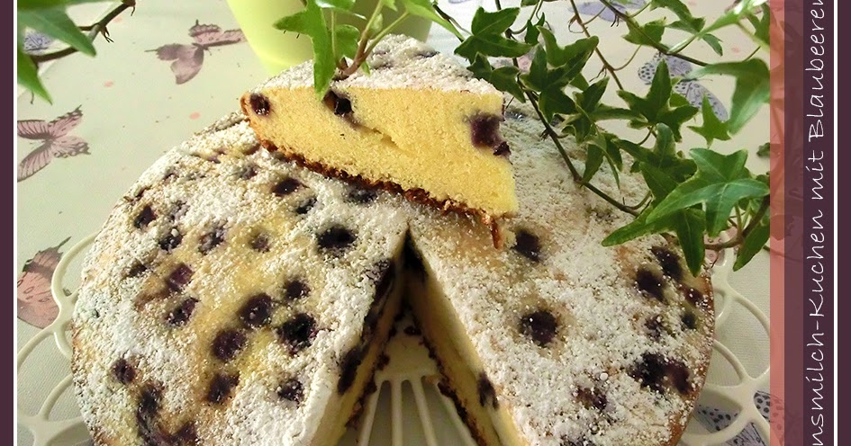Lecker mit Geri: Kondensmilch-Kuchen mit Blaubeeren - Сладкиш с ...