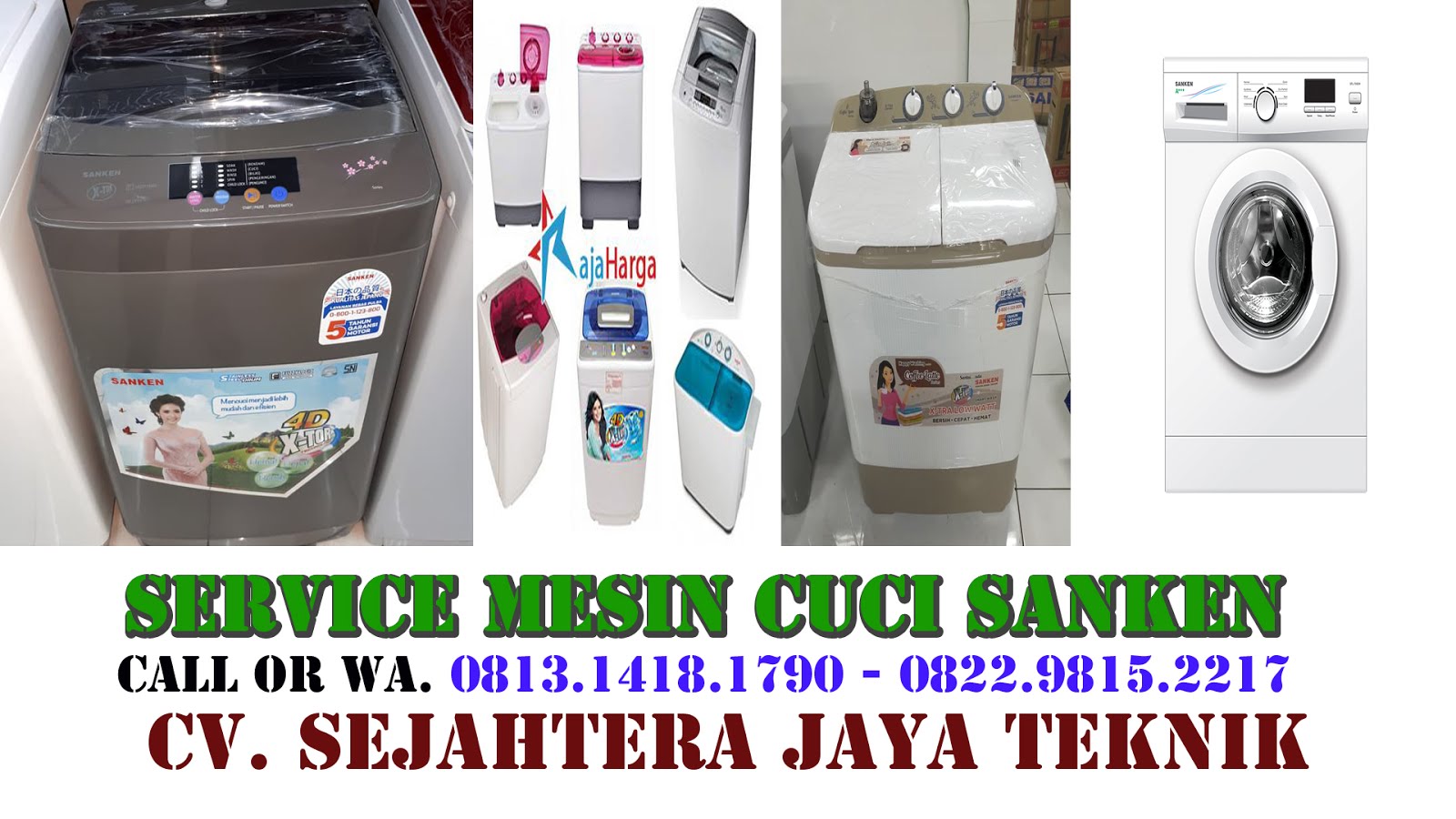 Service Mesin Cuci Sanken di Jakarta Selatan