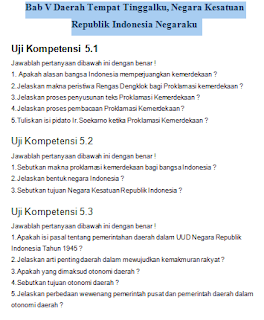 Soal PKN Kelas 7 Kurikulum 2013 Revisi Beserta Kunci Jawaban Bab 5 - Anak Berperestasi