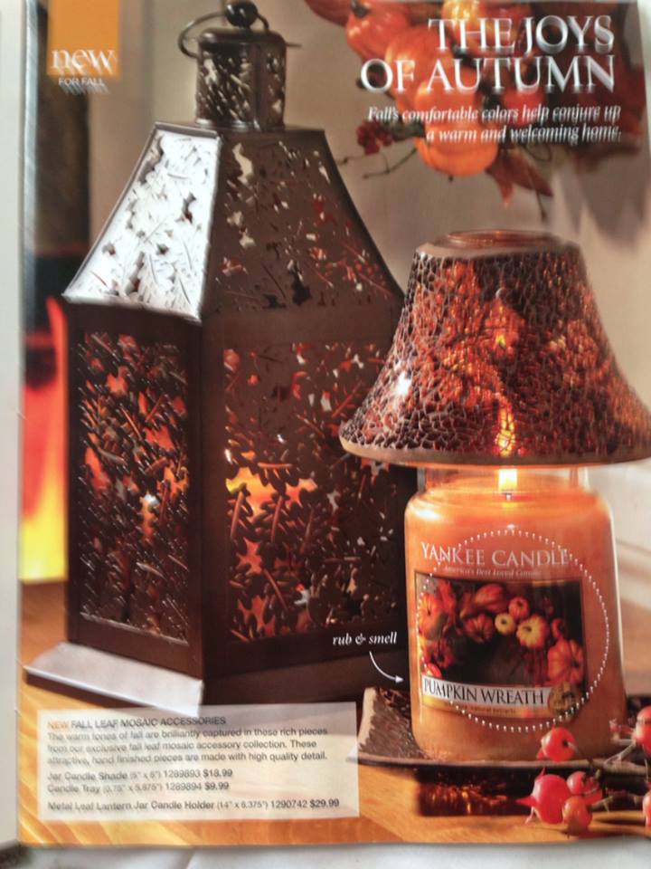 Life Inside the Page The Joys of Autumn Yankee Candle Company