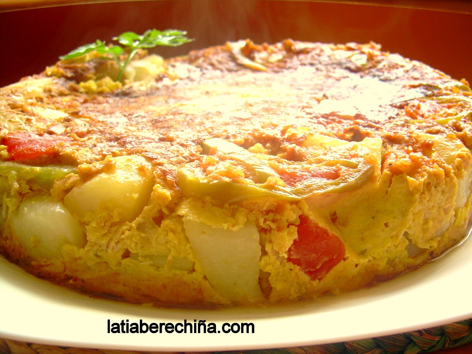 El blog de la tia Berechiña Tortilla de tomate y atún