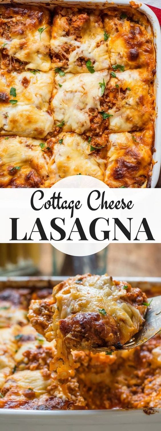 Cottage Cheese Lasagna