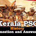 Kerala PSC History Question and Answers - 33