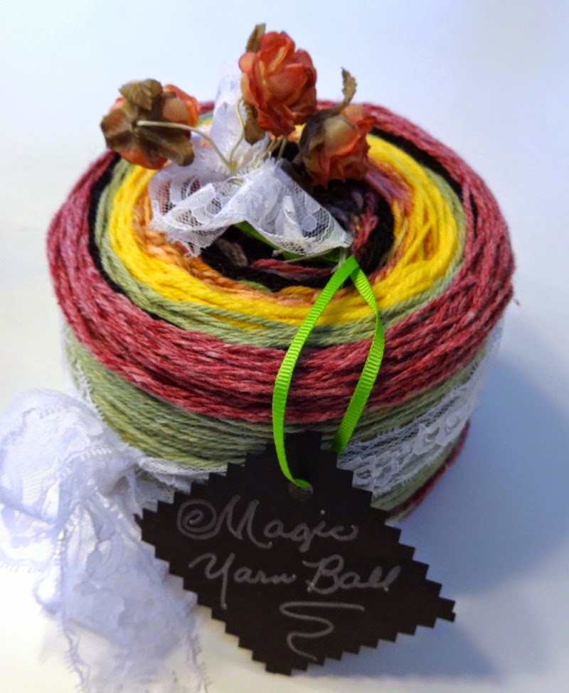 eweniquely ewe Magic yarn ball