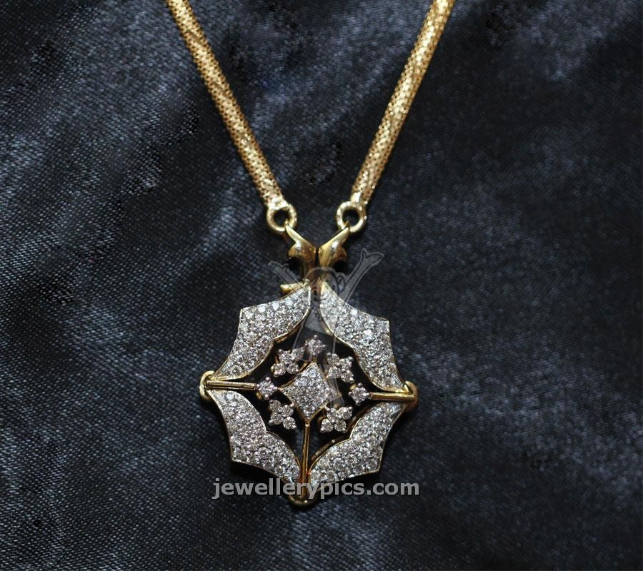 jewelry Bhima Diamond Pendent Chain designs