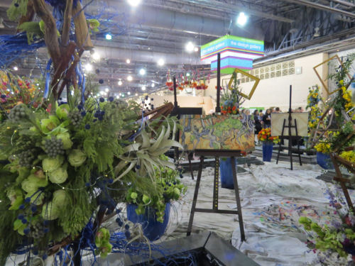 Philadelphia Flower Show 2020- interpreting impressionistic paintings