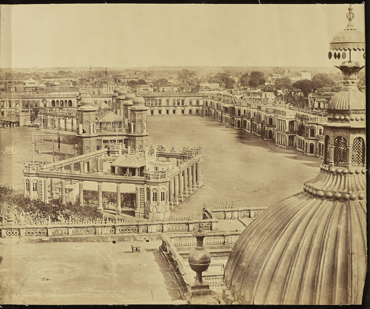 Panorama of Devastated Lucknow after Indian Mutiny, Taken from Great Imambara - 1858