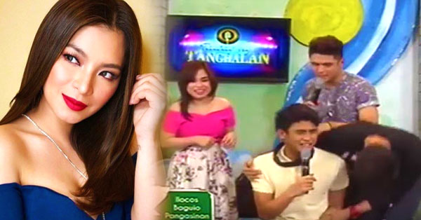 Hashtag Paulo Thought That He's Talking To The Real Angel Locsin. But When He Took Off His Blindfold, He Was Surprised By What He Saw! Hashtag Paulo Thought That He's Talking To The Real Angel Locsin. But When He Took Off His Blindfold, He Was Surprised By What He Saw!