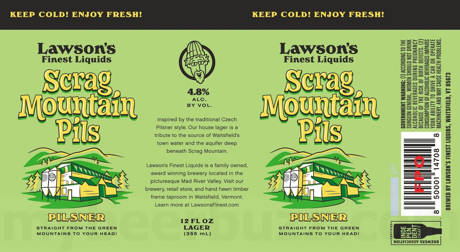 Two Roads & Lawson’s Finest Collaborate On Typecast Cans / Scrag
