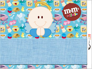 Angel para Niños: Etiquetas Candy Bar para Imprimir Gratis. Etiqueta M&M de Angel para Niños para imprimir gratis.