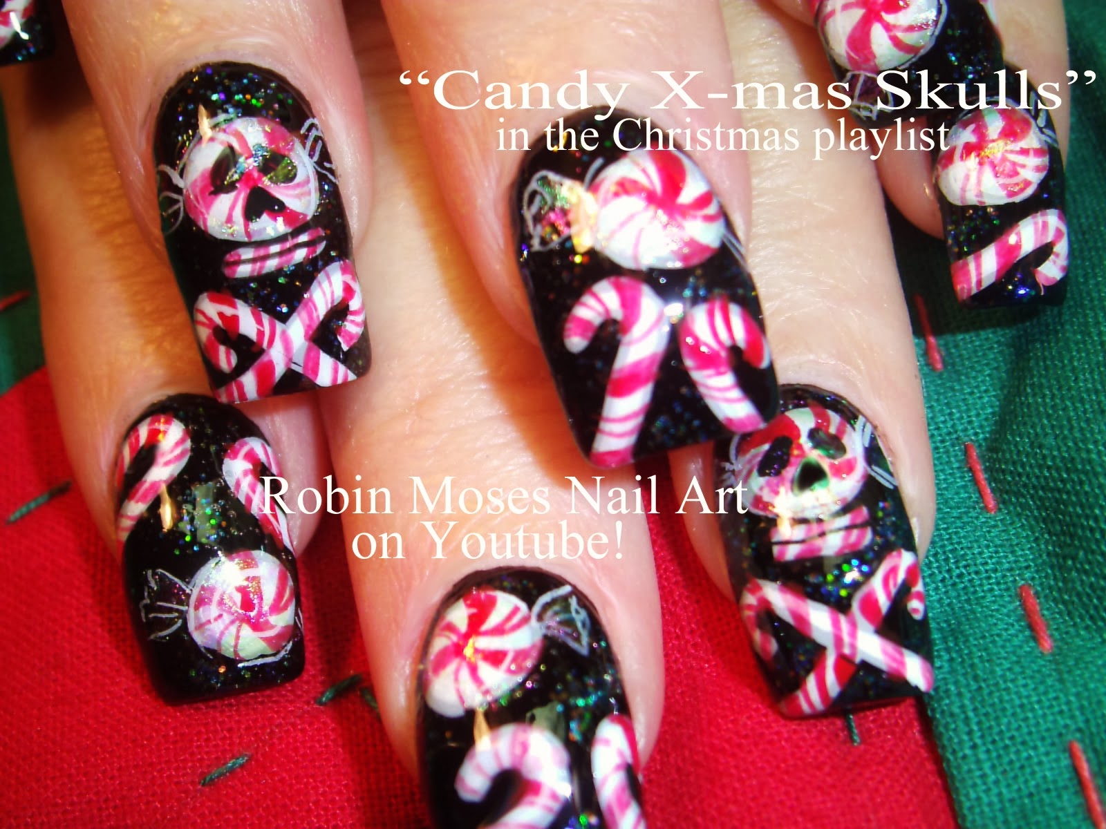 9. "Christmas Nail Art: Santa's Workshop Nails" - wide 8