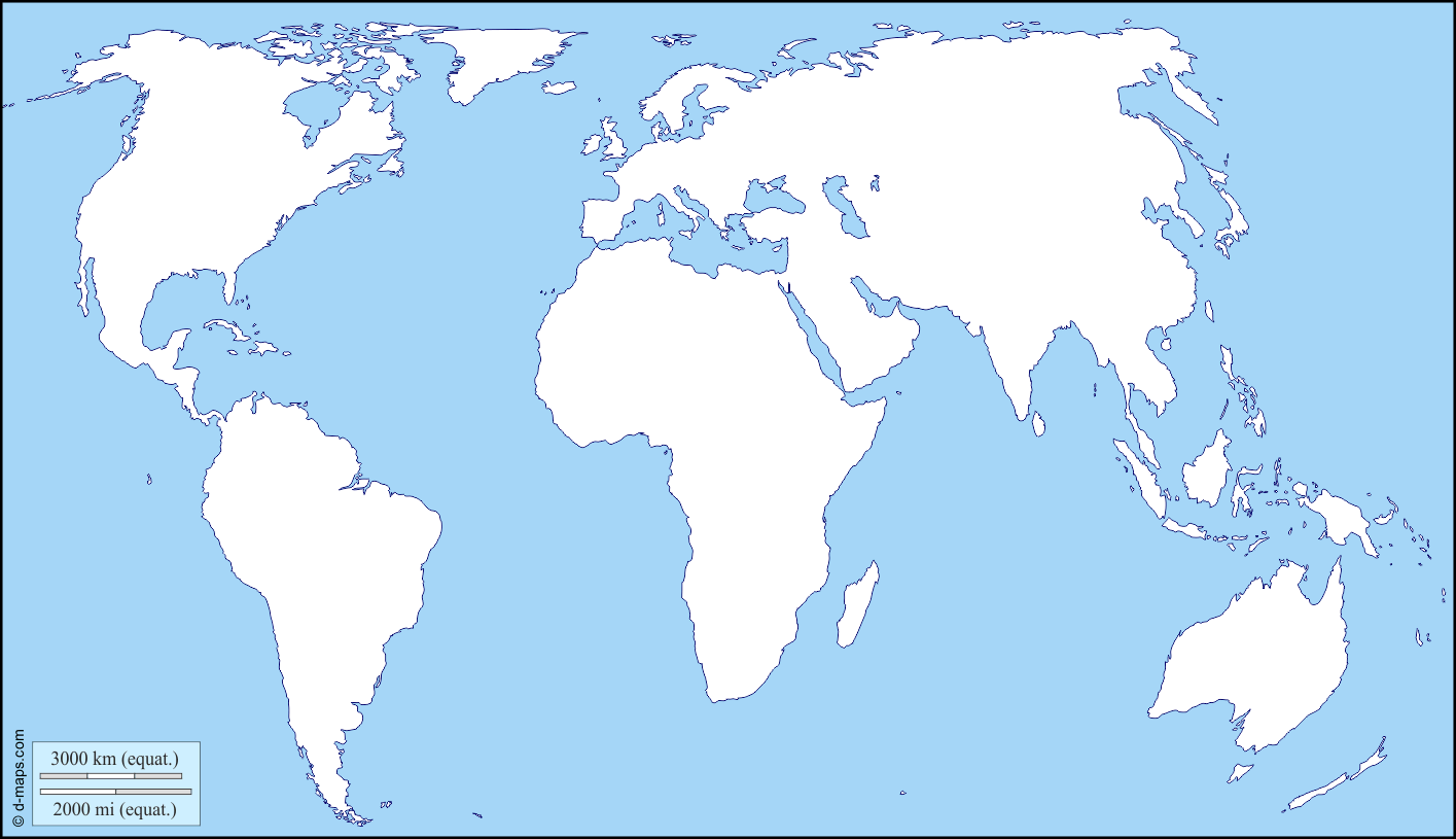 خريطة العالم صماء حجم كبير واضحة بدقة عالية Kharita Blog