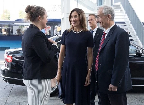  Crown Princess Mary of Denmark visited the Children's Phone Support Center and attended the CBS Responsibility Day event