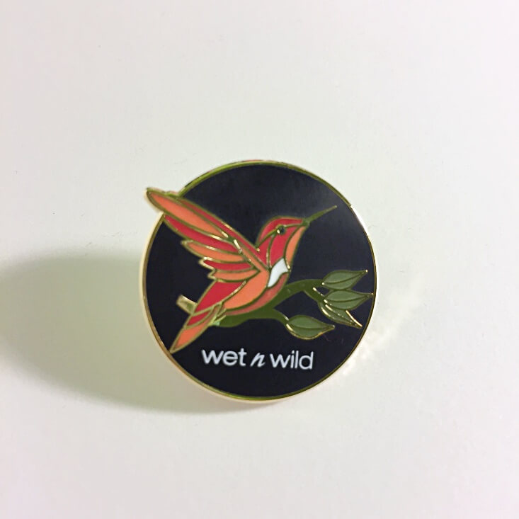 wet n wild Limited Edition Flights of Fancy collectible pin wet n wild Limited Edition Flights of Fancy collectible pin