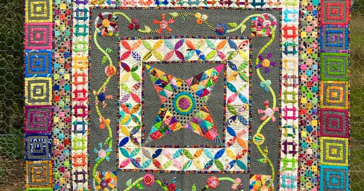 Gone Aussie Quilting Midnight at the Oasis Quilt Finish