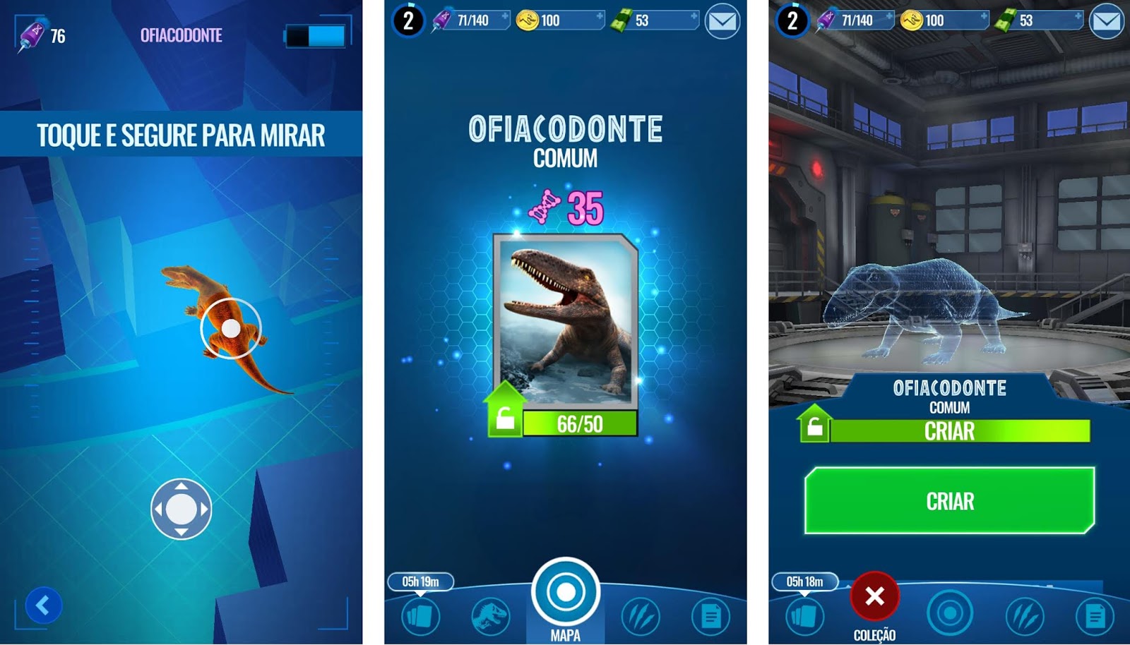 Análise: Jurassic World Alive (Android/iOS) aprende com os erros