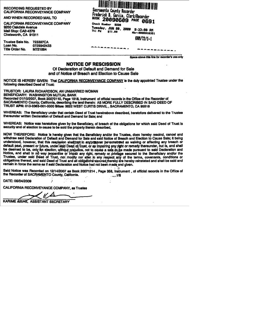 Justice League Thousands of CRC "Notice of Trustee's Sale" with Deborah Brignac