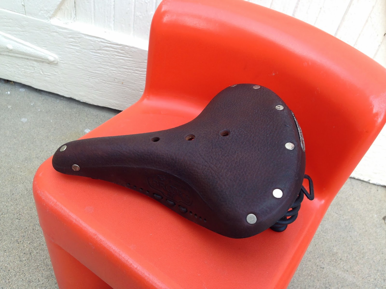 carchaeology Brooks Bicycle Seat Nearly New Still Made in England