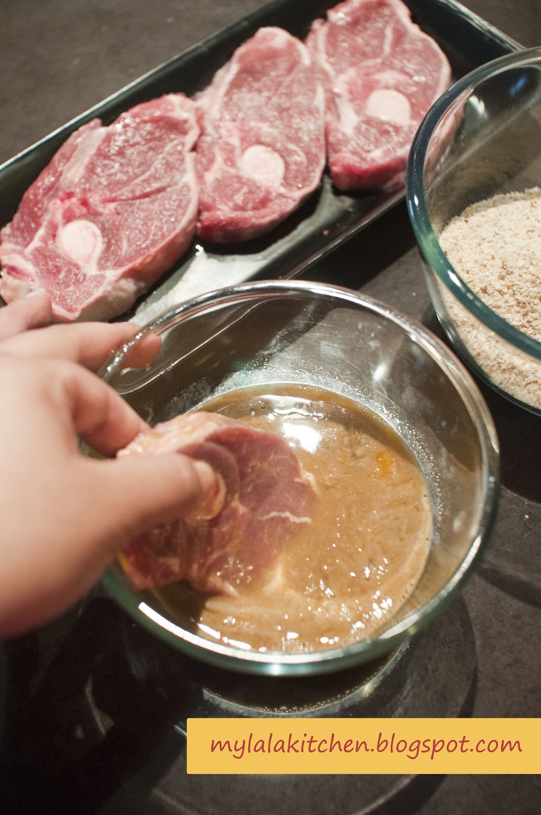 LaLa's Kitchen Crumbed Lamb Chops