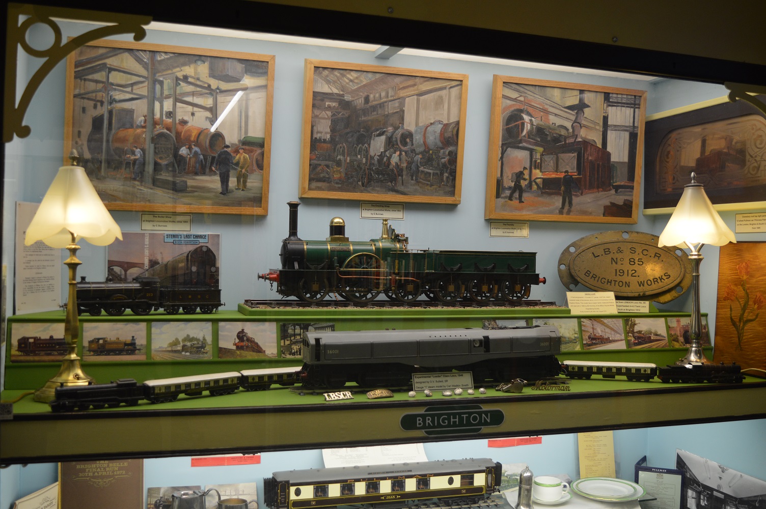 Brighton Toy and Model Museum The train Now Standing in the Museum