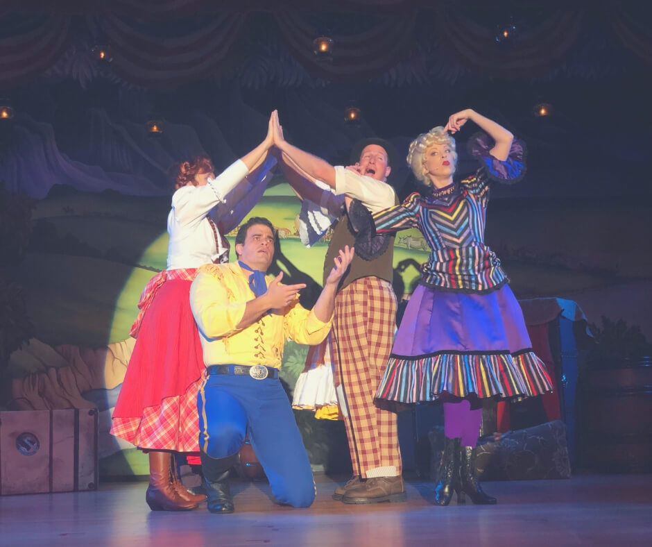 Things That Will Take Your Breath Away In Walt Disney World | Hoop De Doo Musical Revue will surely take your breath away from all the laughing!