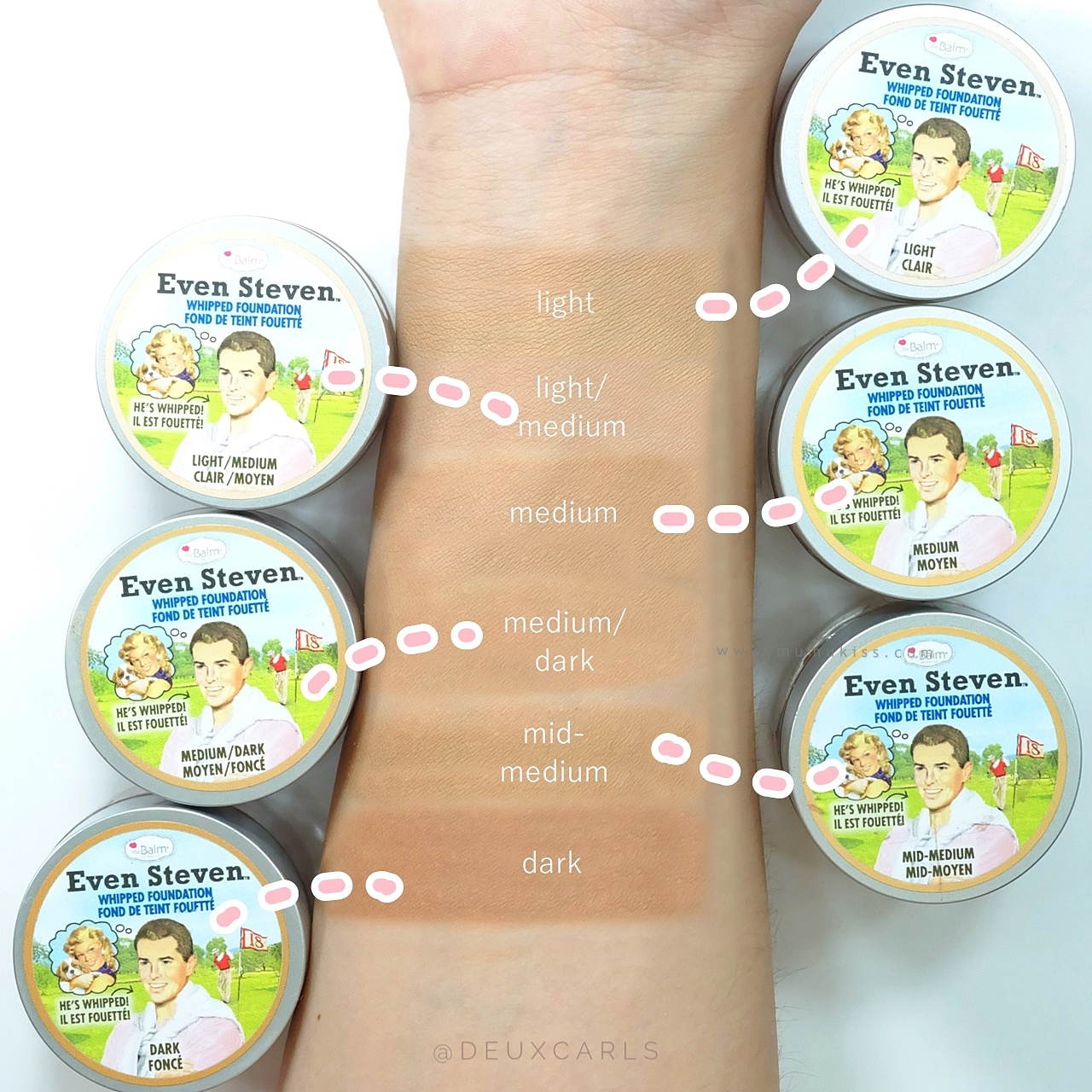 Review theBalm Even Steven Whipped Foundation eat . sleep . kiss