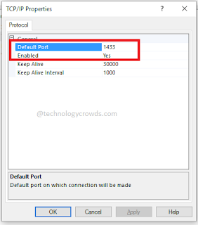 sql server configuration manager client protocols TCP IP