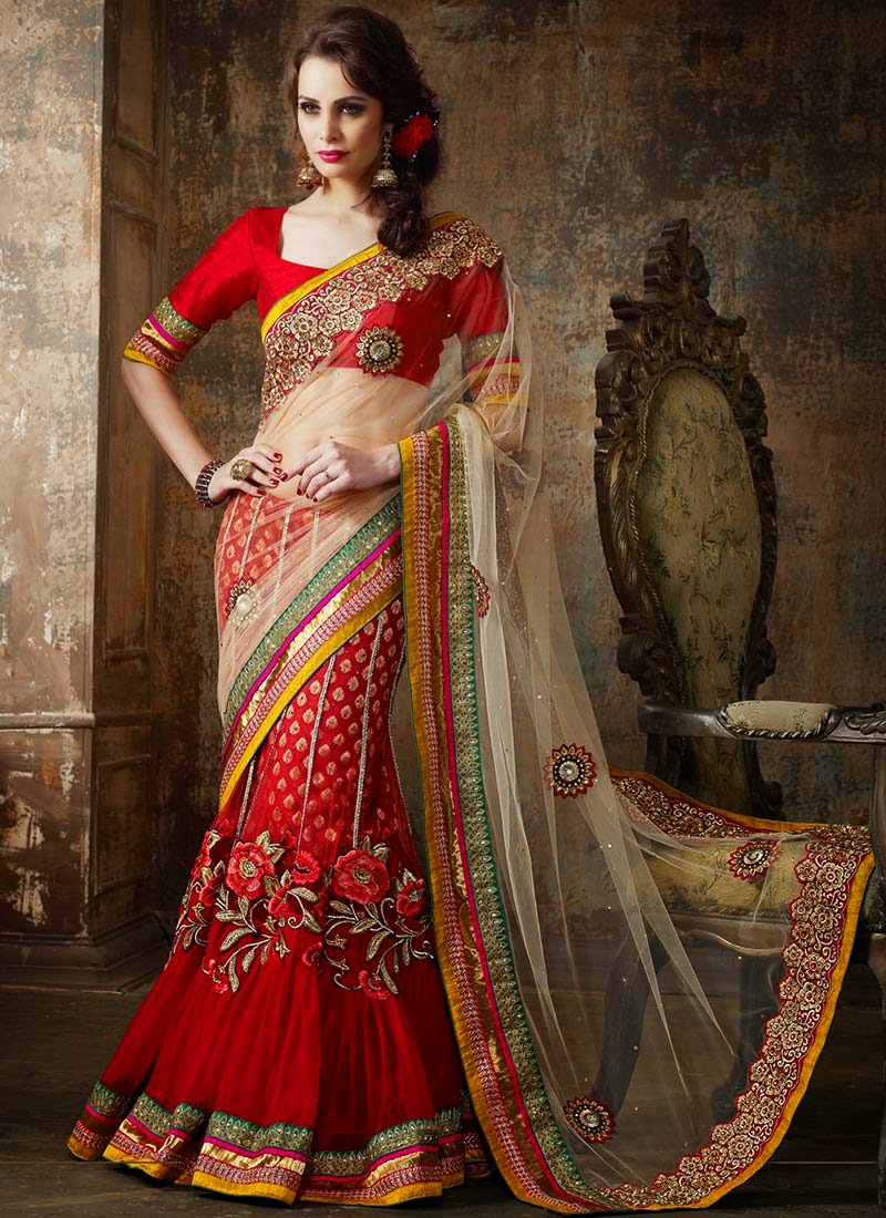 Latest Fashion Trends: Latest & Sttylish Indian Designer Sarees Designs ...